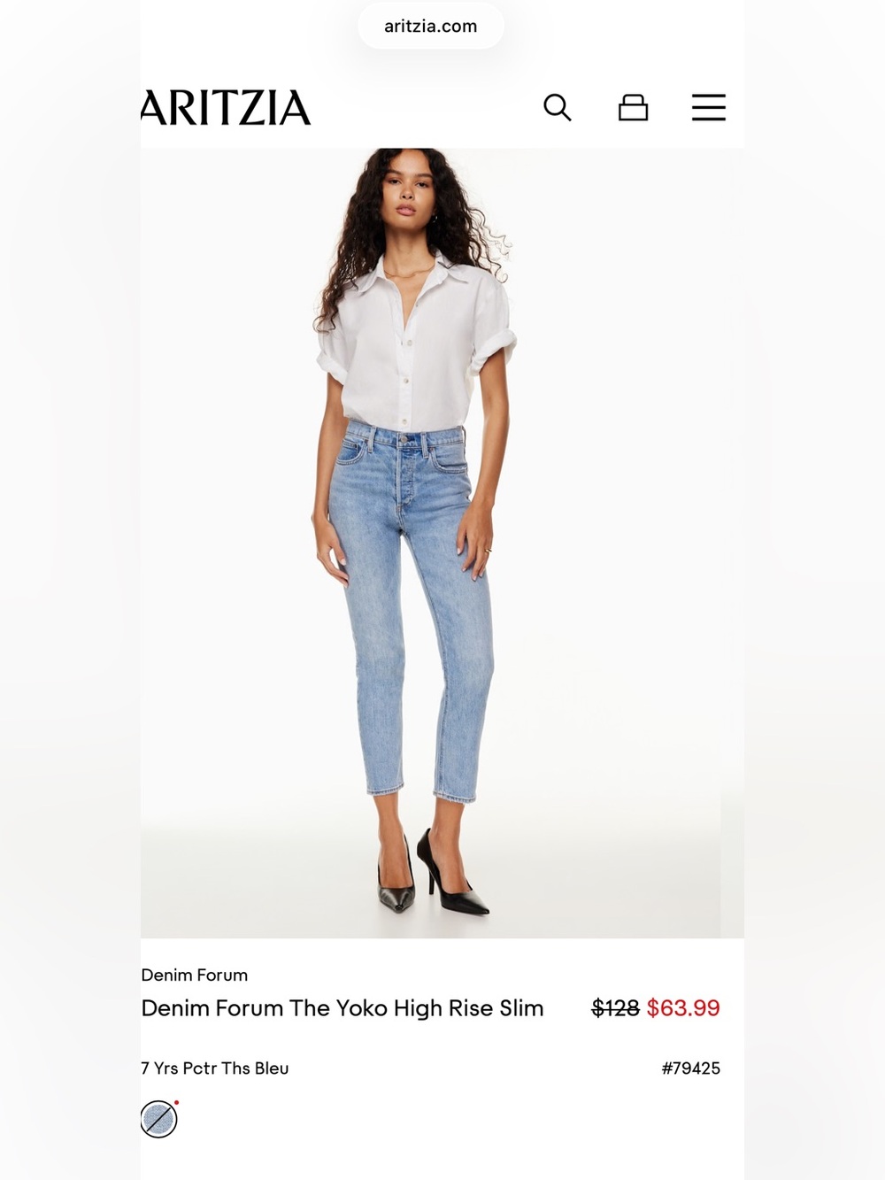 Denim Forum The Yoko High Rise Slim